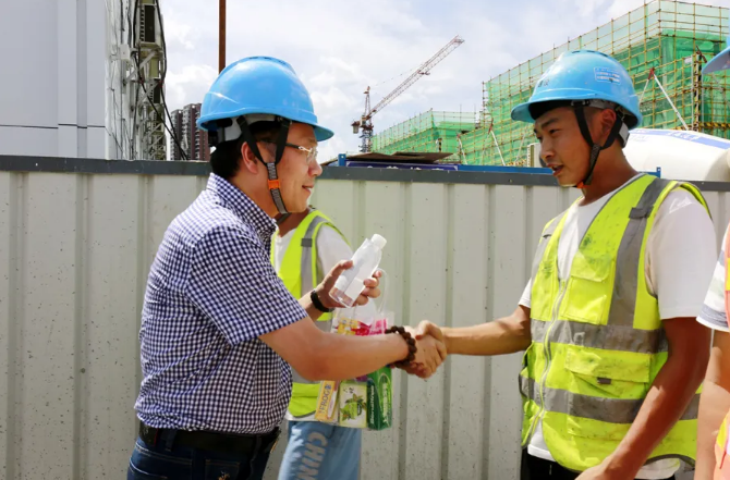 舜江建设集团：高温慰问送清凉 一线关爱润心田